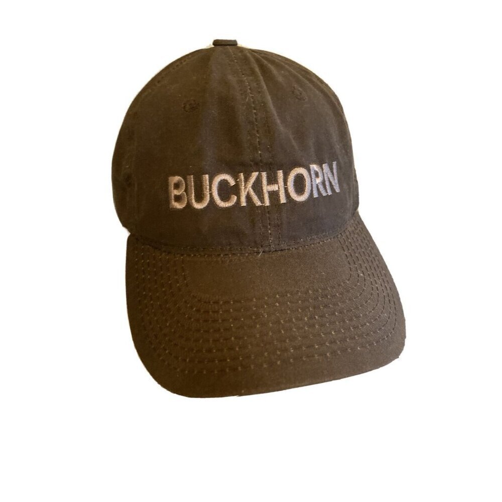 Predator Baseball Cap Brown Buckhorn Hunting Hat Adjustable Strap Embroidered